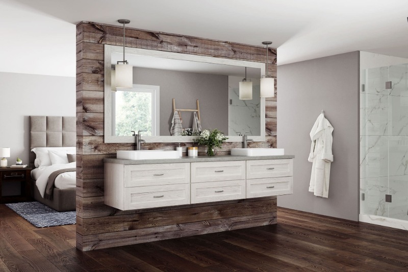 oak bathroom cabinets