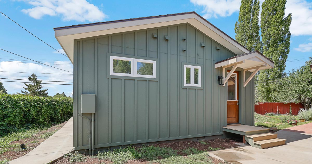 Completed guest house in Flagstaff Arizona
