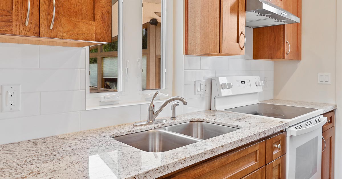 Luxuriously finished kitchen in guest house ADU