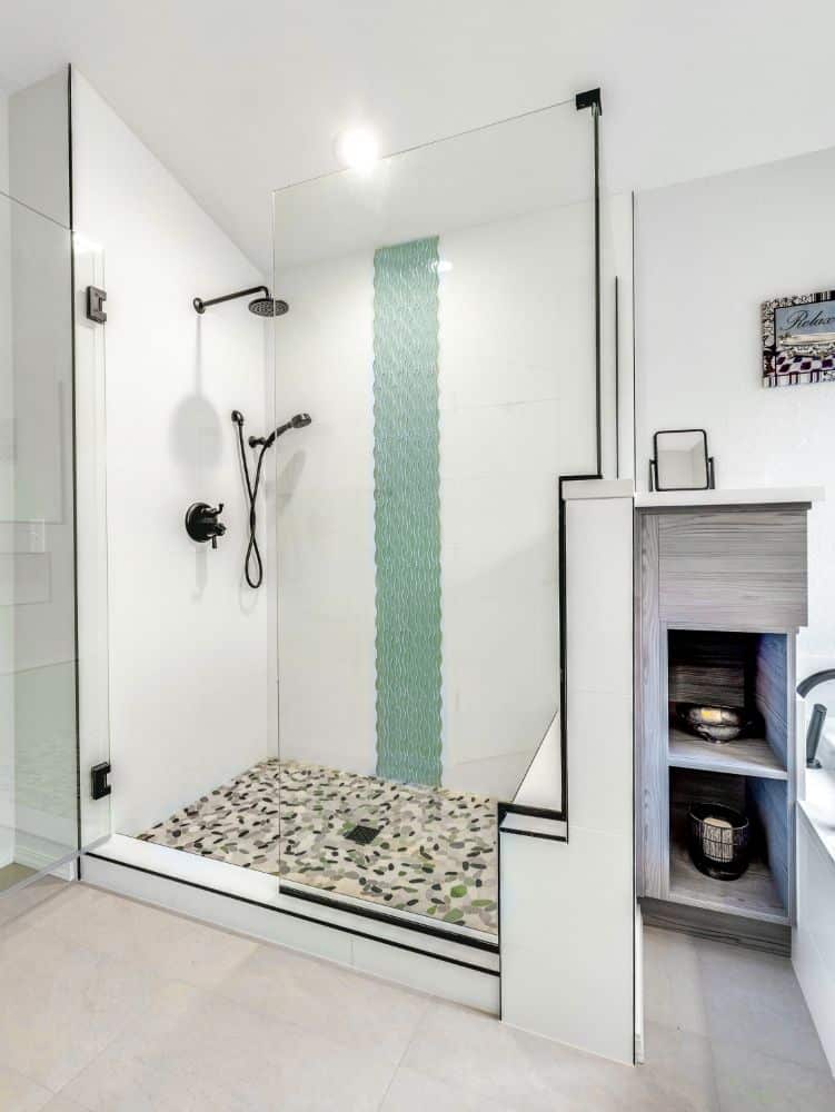 example of a bathroom with a walk-in shower